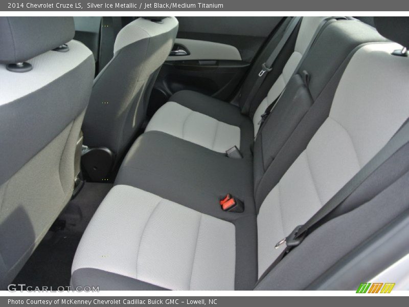 Silver Ice Metallic / Jet Black/Medium Titanium 2014 Chevrolet Cruze LS