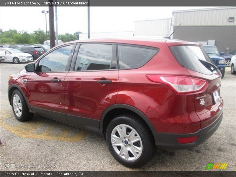 Ruby Red / Charcoal Black 2014 Ford Escape S