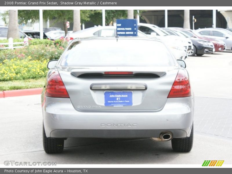 Shadow Gray Metallic / Cashmere 2008 Pontiac Grand Prix Sedan