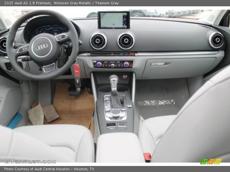 Monsoon Gray Metallic / Titanium Gray 2015 Audi A3 1.8 Premium