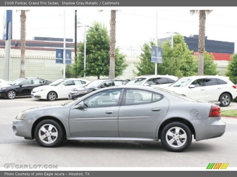 Shadow Gray Metallic / Cashmere 2008 Pontiac Grand Prix Sedan