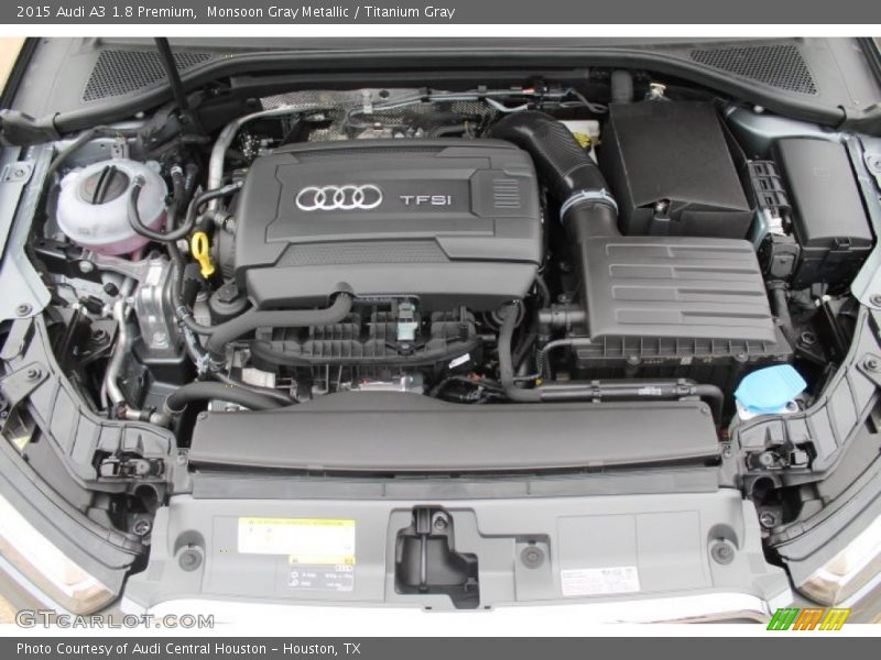 Monsoon Gray Metallic / Titanium Gray 2015 Audi A3 1.8 Premium