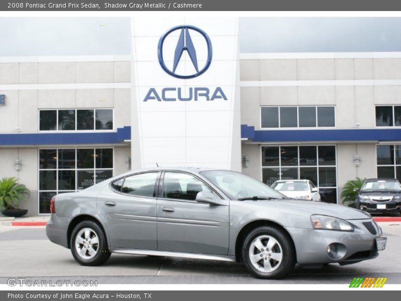 Shadow Gray Metallic / Cashmere 2008 Pontiac Grand Prix Sedan