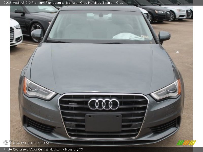 Monsoon Gray Metallic / Titanium Gray 2015 Audi A3 2.0 Premium Plus quattro