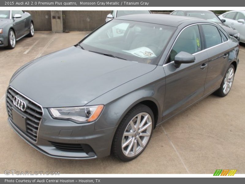 Monsoon Gray Metallic / Titanium Gray 2015 Audi A3 2.0 Premium Plus quattro