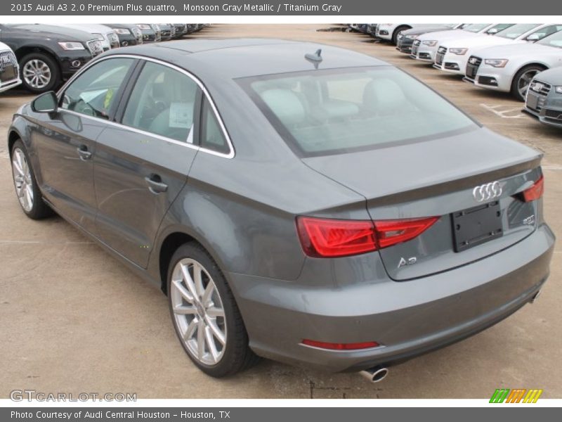 Monsoon Gray Metallic / Titanium Gray 2015 Audi A3 2.0 Premium Plus quattro