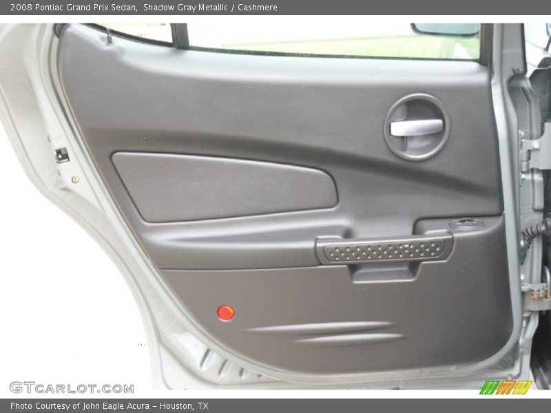 Shadow Gray Metallic / Cashmere 2008 Pontiac Grand Prix Sedan