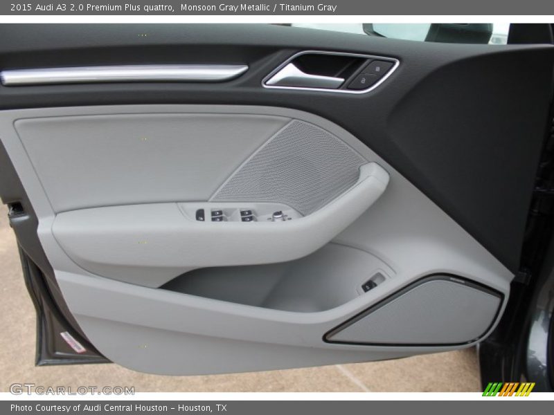 Monsoon Gray Metallic / Titanium Gray 2015 Audi A3 2.0 Premium Plus quattro