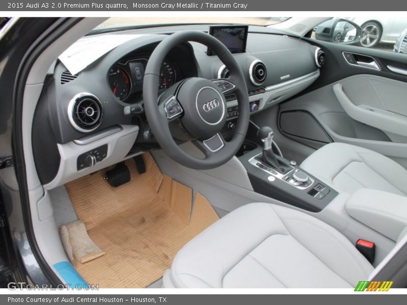 Titanium Gray Interior - 2015 A3 2.0 Premium Plus quattro 