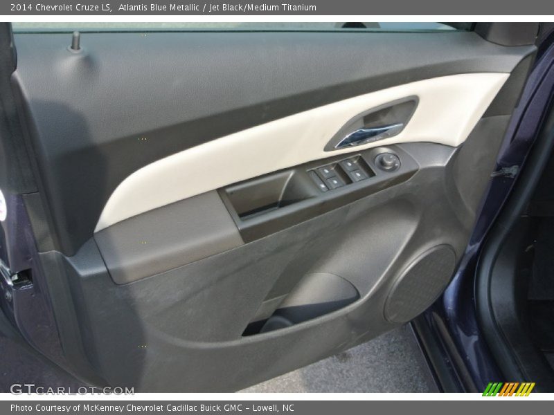 Atlantis Blue Metallic / Jet Black/Medium Titanium 2014 Chevrolet Cruze LS