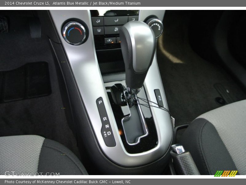 Atlantis Blue Metallic / Jet Black/Medium Titanium 2014 Chevrolet Cruze LS