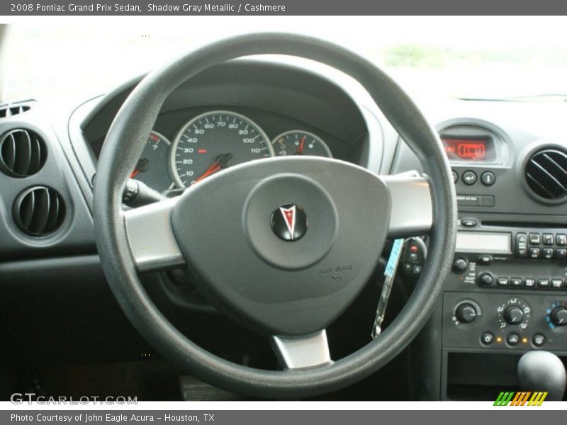 Shadow Gray Metallic / Cashmere 2008 Pontiac Grand Prix Sedan