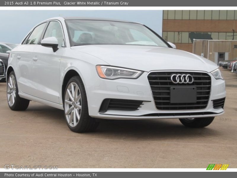 Glacier White Metallic / Titanium Gray 2015 Audi A3 1.8 Premium Plus