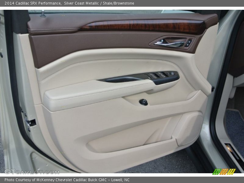 Silver Coast Metallic / Shale/Brownstone 2014 Cadillac SRX Performance