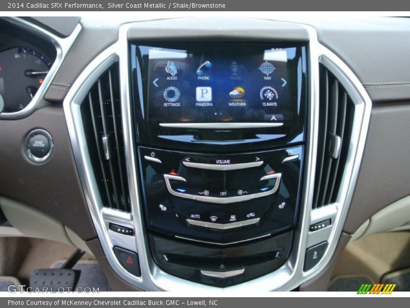 Silver Coast Metallic / Shale/Brownstone 2014 Cadillac SRX Performance