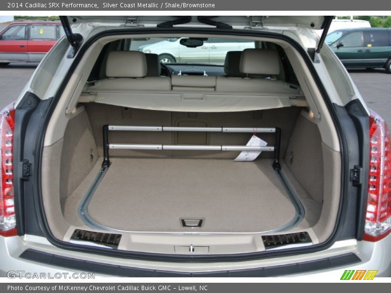 Silver Coast Metallic / Shale/Brownstone 2014 Cadillac SRX Performance
