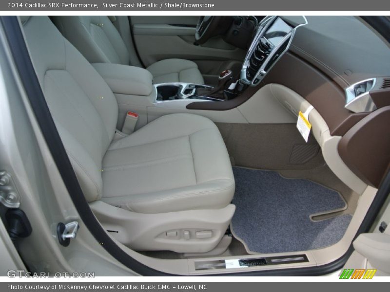 Silver Coast Metallic / Shale/Brownstone 2014 Cadillac SRX Performance