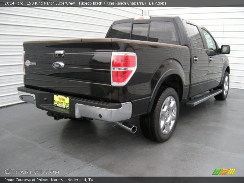 Tuxedo Black / King Ranch Chaparral/Pale Adobe 2014 Ford F150 King Ranch SuperCrew