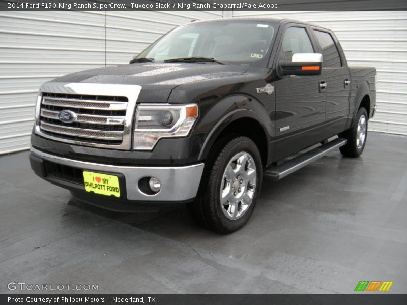 Tuxedo Black / King Ranch Chaparral/Pale Adobe 2014 Ford F150 King Ranch SuperCrew