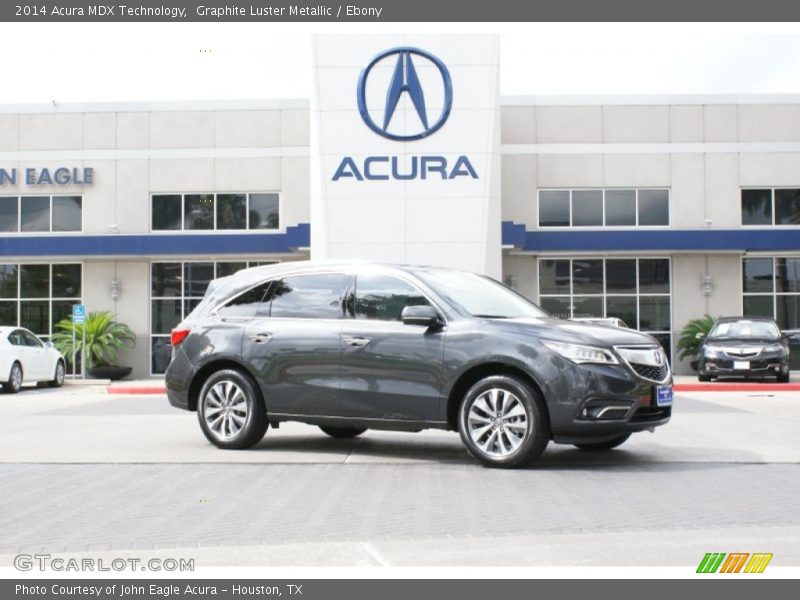 Graphite Luster Metallic / Ebony 2014 Acura MDX Technology