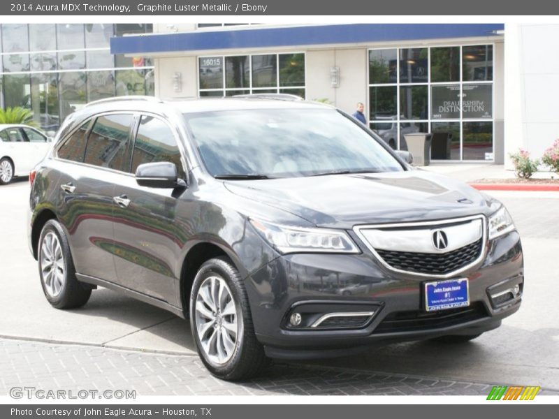 Graphite Luster Metallic / Ebony 2014 Acura MDX Technology