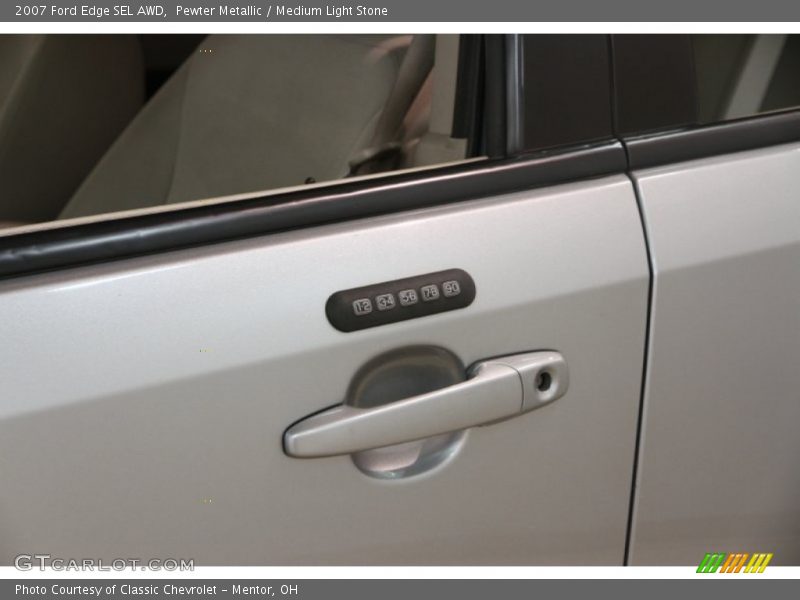 Pewter Metallic / Medium Light Stone 2007 Ford Edge SEL AWD