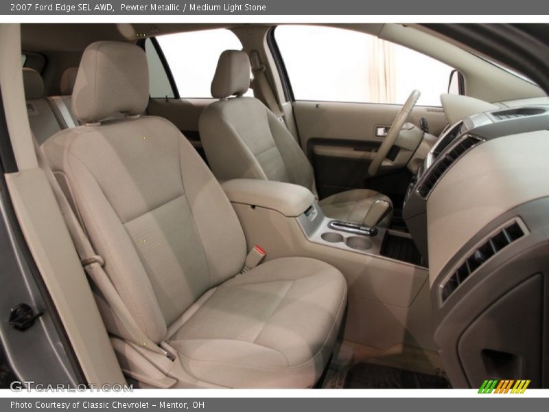 Pewter Metallic / Medium Light Stone 2007 Ford Edge SEL AWD