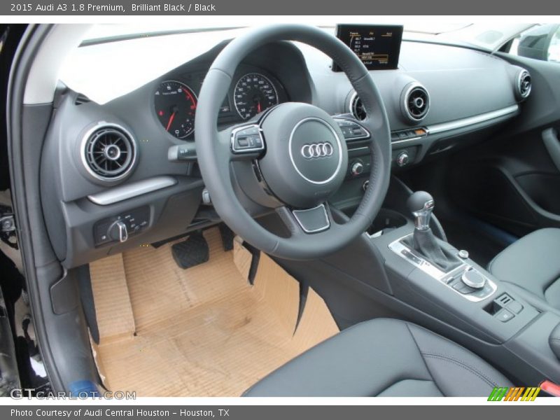 Brilliant Black / Black 2015 Audi A3 1.8 Premium