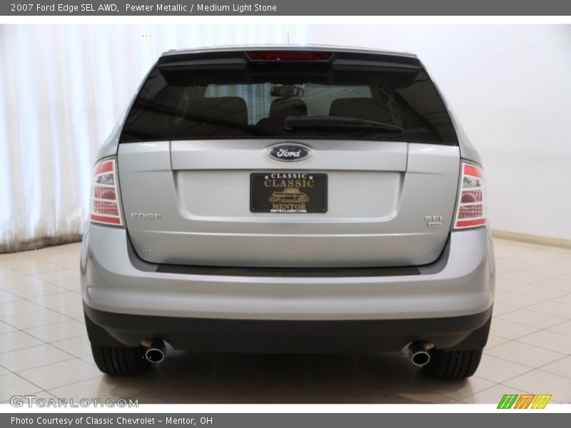 Pewter Metallic / Medium Light Stone 2007 Ford Edge SEL AWD