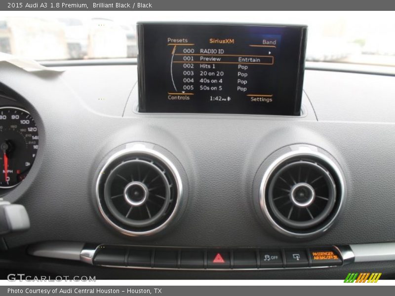 Brilliant Black / Black 2015 Audi A3 1.8 Premium