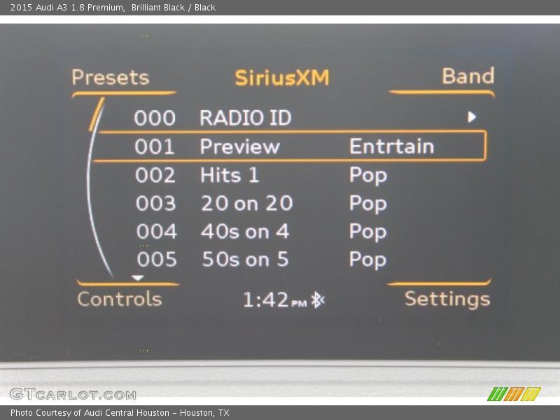 Brilliant Black / Black 2015 Audi A3 1.8 Premium