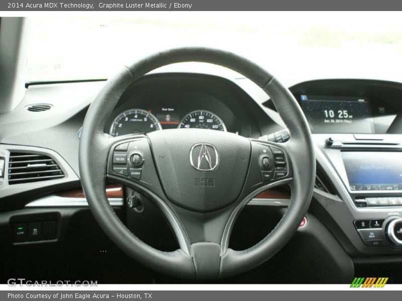 Graphite Luster Metallic / Ebony 2014 Acura MDX Technology