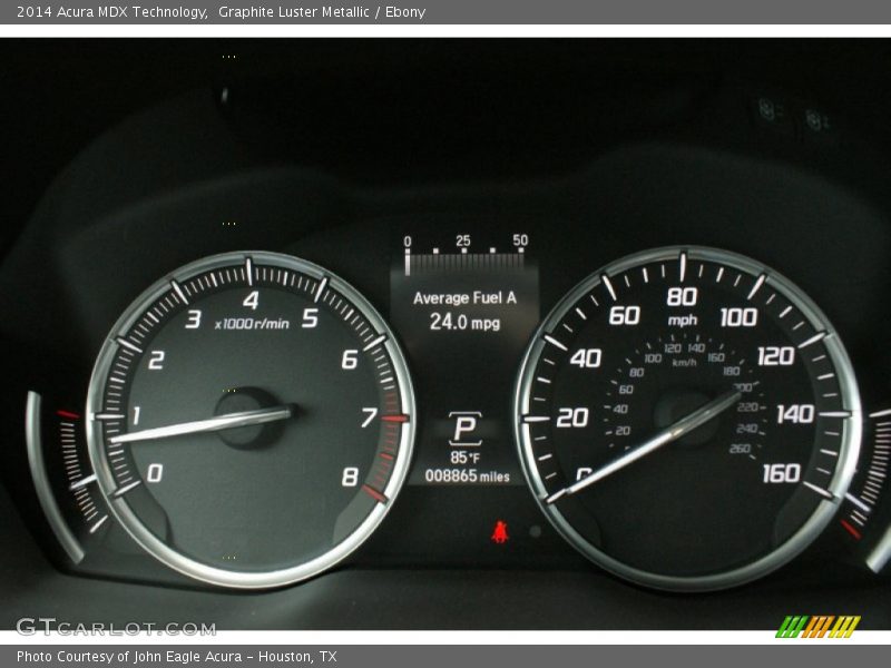 Graphite Luster Metallic / Ebony 2014 Acura MDX Technology