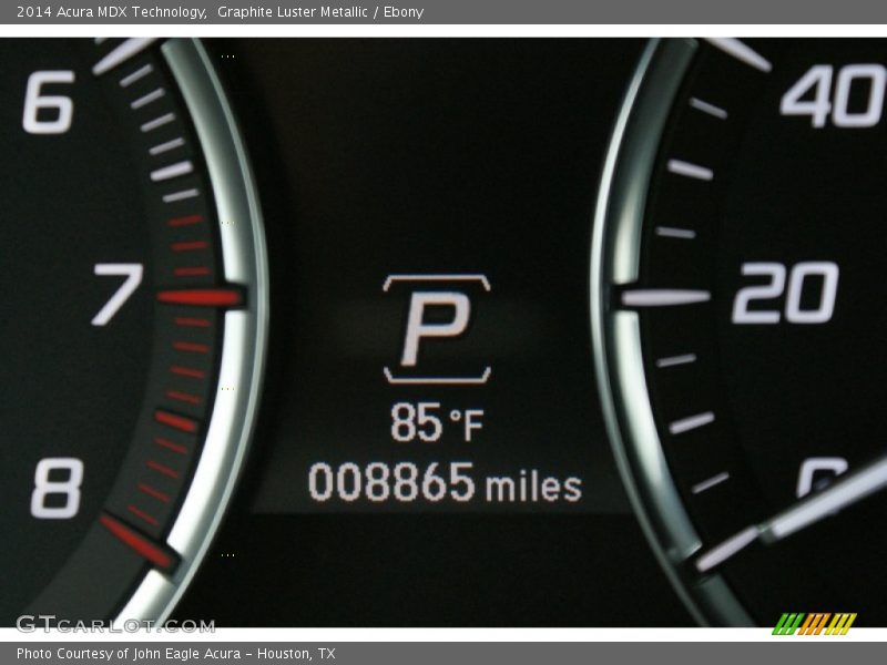 Graphite Luster Metallic / Ebony 2014 Acura MDX Technology