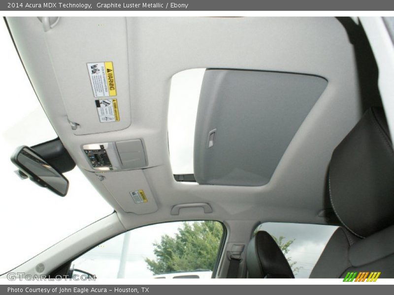 Graphite Luster Metallic / Ebony 2014 Acura MDX Technology