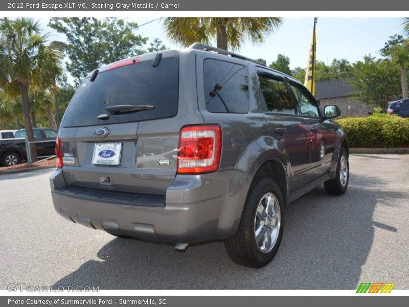 Sterling Gray Metallic / Camel 2012 Ford Escape XLT V6