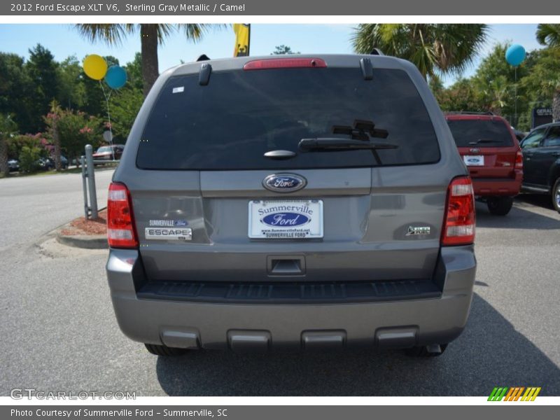 Sterling Gray Metallic / Camel 2012 Ford Escape XLT V6