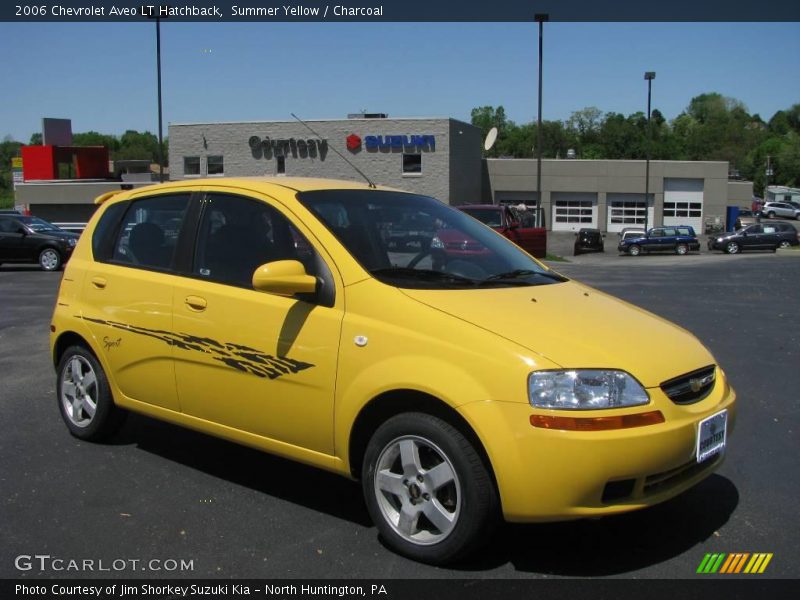 Summer Yellow / Charcoal 2006 Chevrolet Aveo LT Hatchback