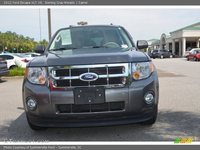 Sterling Gray Metallic / Camel 2012 Ford Escape XLT V6