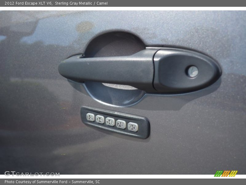 Sterling Gray Metallic / Camel 2012 Ford Escape XLT V6