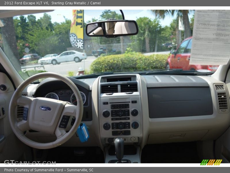 Sterling Gray Metallic / Camel 2012 Ford Escape XLT V6