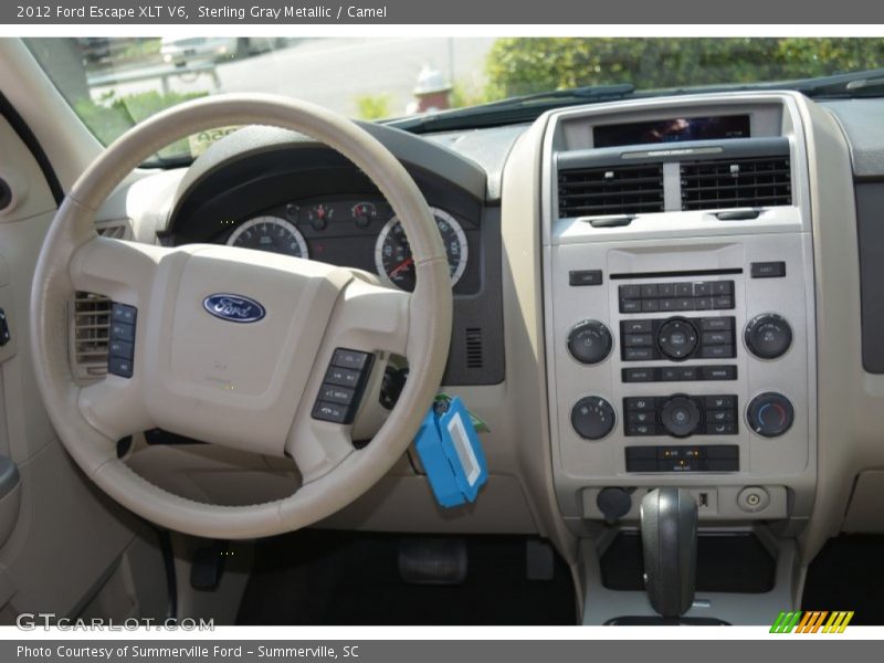Sterling Gray Metallic / Camel 2012 Ford Escape XLT V6