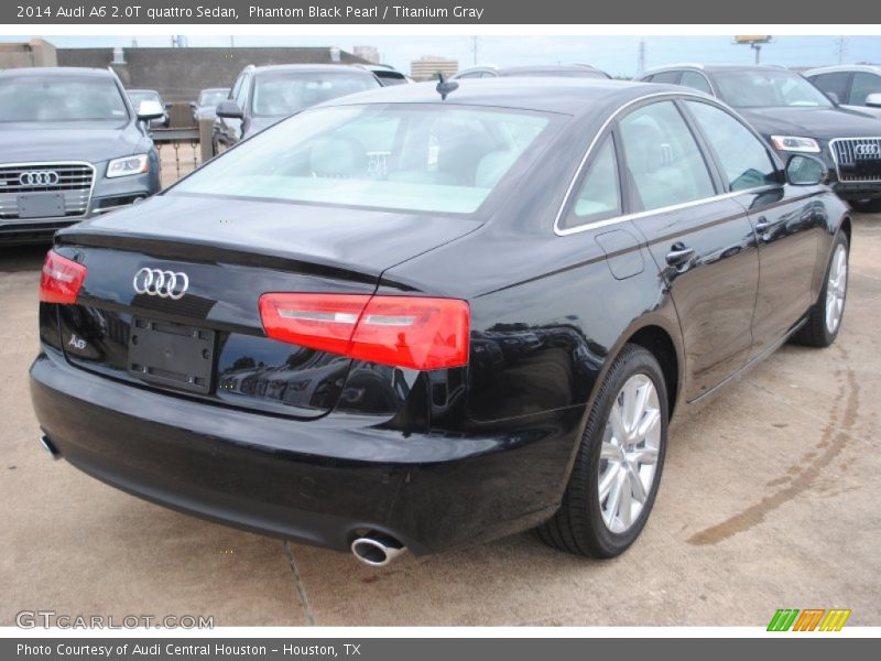 Phantom Black Pearl / Titanium Gray 2014 Audi A6 2.0T quattro Sedan