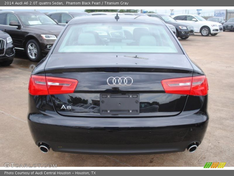 Phantom Black Pearl / Titanium Gray 2014 Audi A6 2.0T quattro Sedan