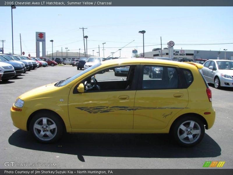 Summer Yellow / Charcoal 2006 Chevrolet Aveo LT Hatchback