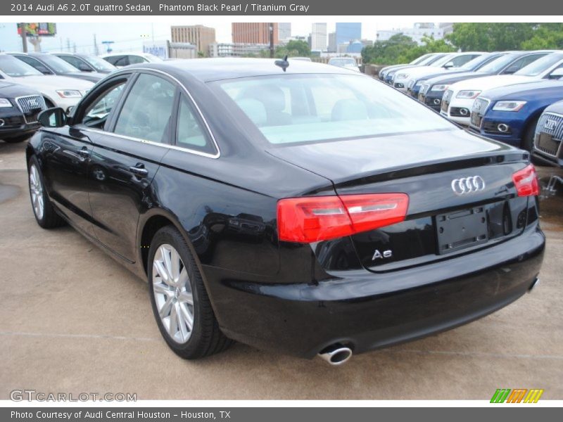Phantom Black Pearl / Titanium Gray 2014 Audi A6 2.0T quattro Sedan