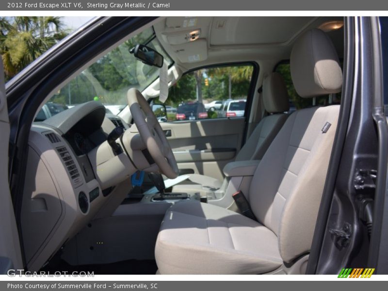 Sterling Gray Metallic / Camel 2012 Ford Escape XLT V6
