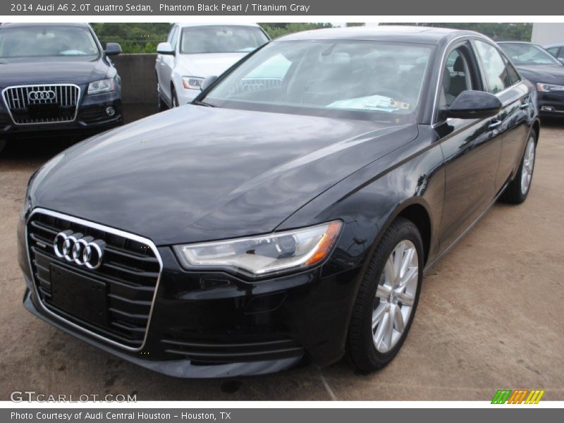 Phantom Black Pearl / Titanium Gray 2014 Audi A6 2.0T quattro Sedan
