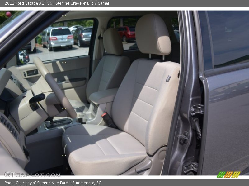 Sterling Gray Metallic / Camel 2012 Ford Escape XLT V6