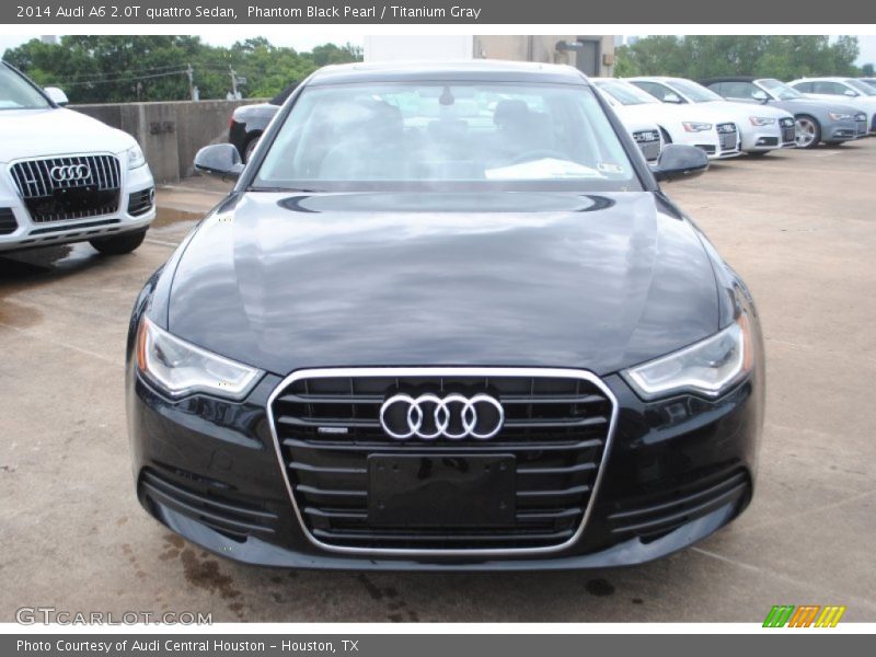 Phantom Black Pearl / Titanium Gray 2014 Audi A6 2.0T quattro Sedan